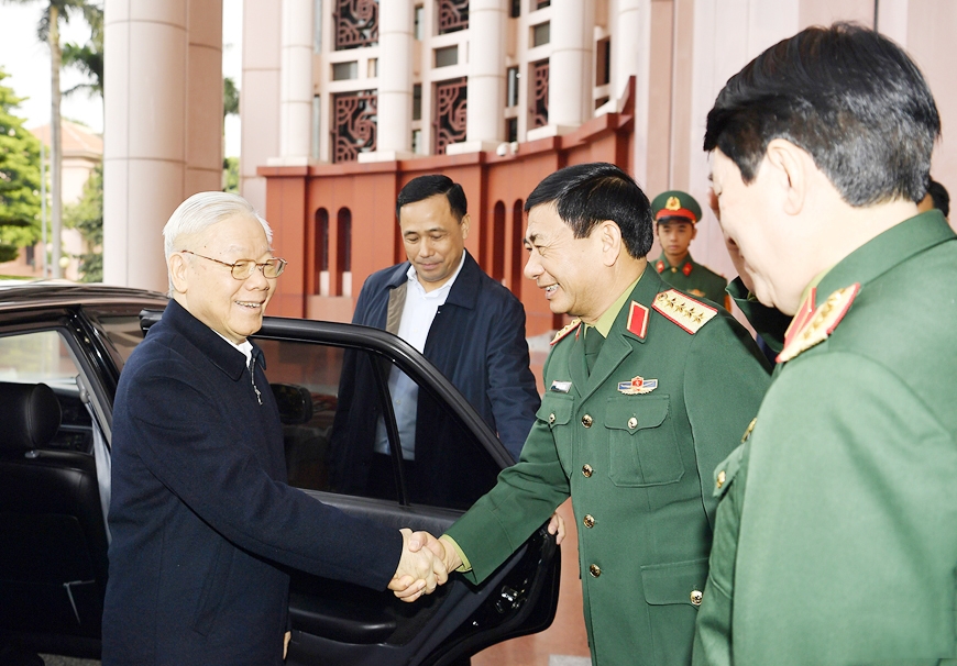 Tổng Bí thư Nguyễn Phú Trọng chủ trì Hội nghị Quân ủy Trung ương