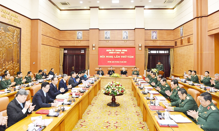 Tổng Bí thư Nguyễn Phú Trọng chủ trì Hội nghị Quân ủy Trung ương