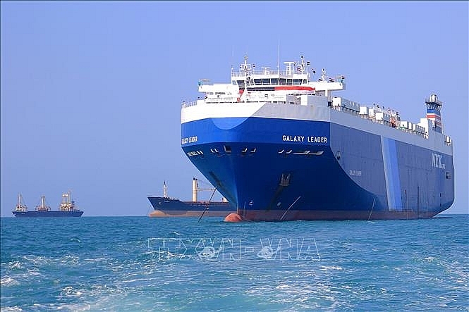Tàu chở hàng Galaxy Leader bị lực lượng Houthi bắt giữ.