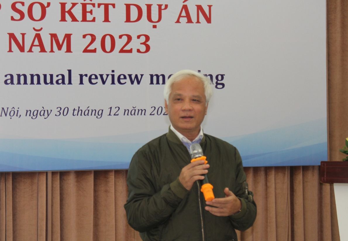 Ông Nguyễn Thế Toàn phát biểu