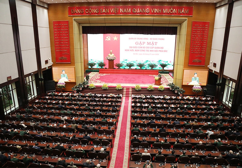 Quân ủy Trung ương, Bộ Quốc phòng gặp mặt đại biểu cán bộ cao cấp Quân đội nghỉ hưu, nghỉ công tác khu vực phía Bắc
