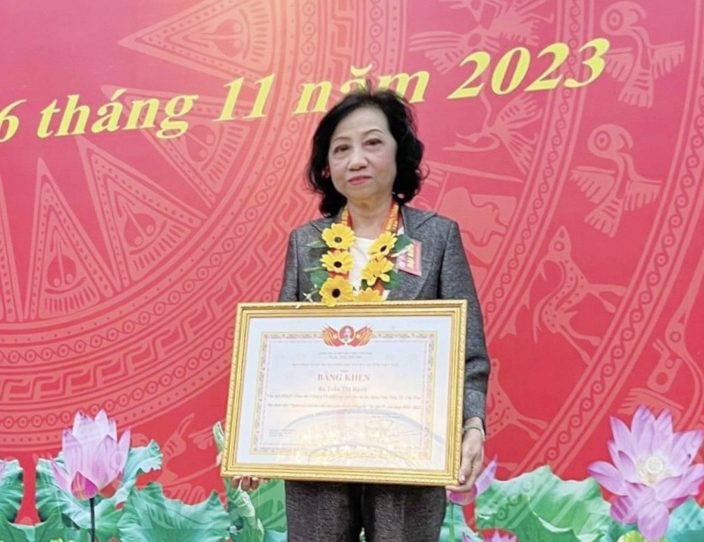 Nữ doanh nhân cao tuổi có nhiều đóng góp cho xã hội