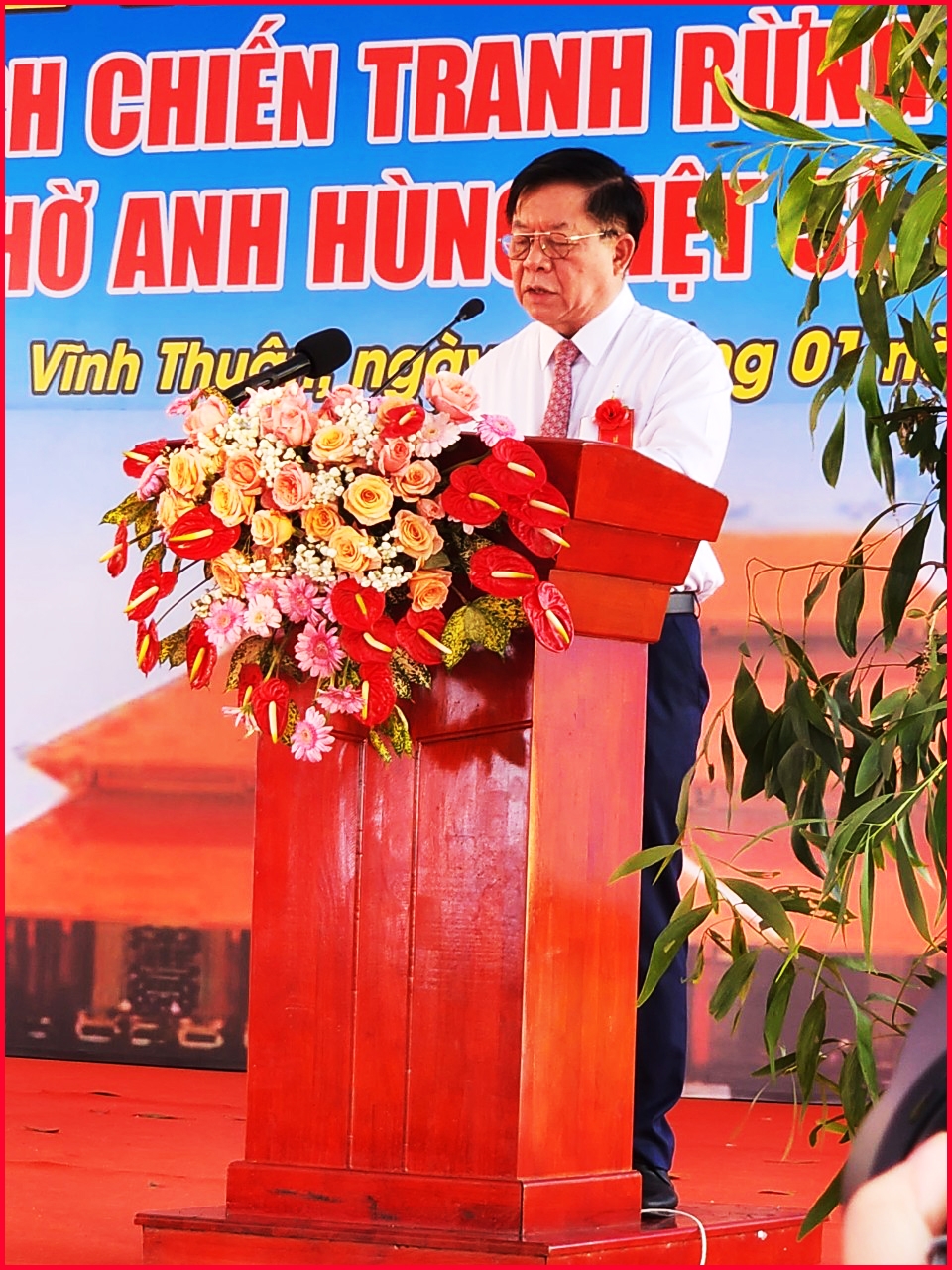 Khánh thành Khu chứng tích chiến tranh Rừng tràm Bang Biện Phú và đền thờ Anh hùng Liệt sỹ