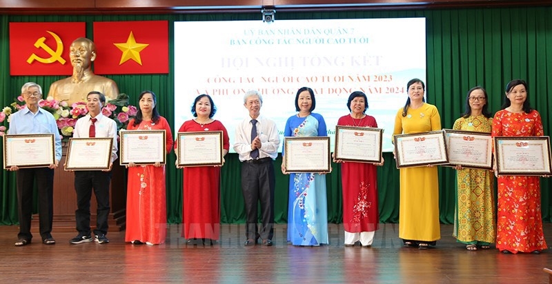 Hội NCT quận 7, TP Hồ Chí Minh: Hoàn thành xuất sắc nhiệm vụ năm 2023