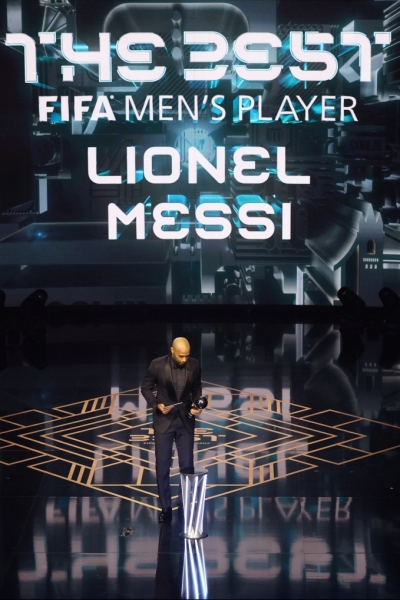 lionel messi gianh fifa the best 2023