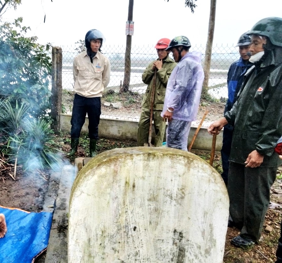 NCT huyện Kỳ Anh thực hiện tốt nhiệm vụ Huyện ủy giao - quy tập mộ rải rác về nơi tập trung