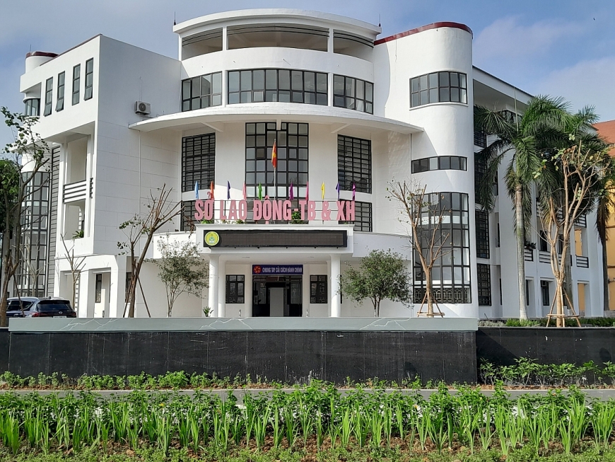 Trụ sở Sở LĐ-TB&XH Vĩnh Phúc.