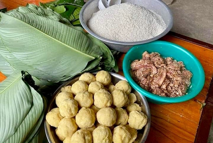 Một số nguyên liệu để cho ra sản phẩm bánh chưng, bánh tét thơm ngon