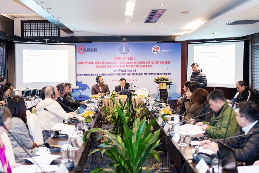 “Cuộc họp đầu tiên của Nhóm công tác kĩ thuật về động vật đồng hành (chó và mèo)” tại Việt Nam