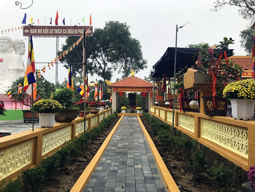 Diện mạo mới của ngôi chùa cổ bên dòng Mã giang