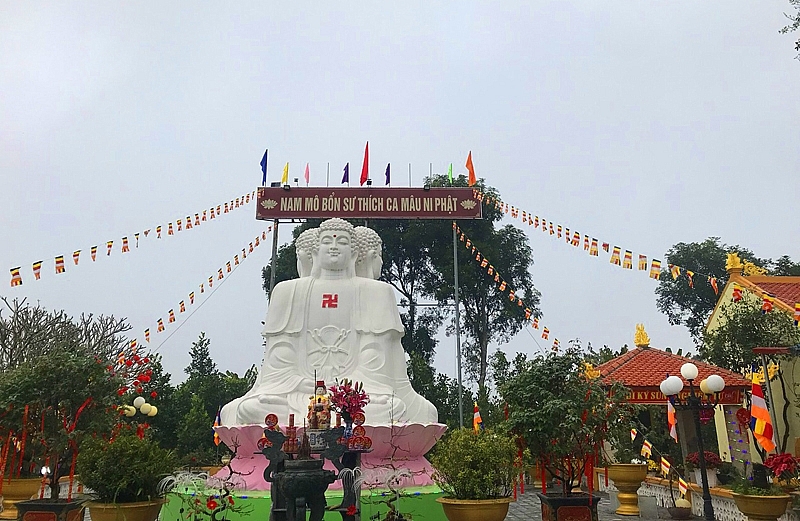 Diện mạo mới của ngôi chùa cổ bên dòng Mã giang