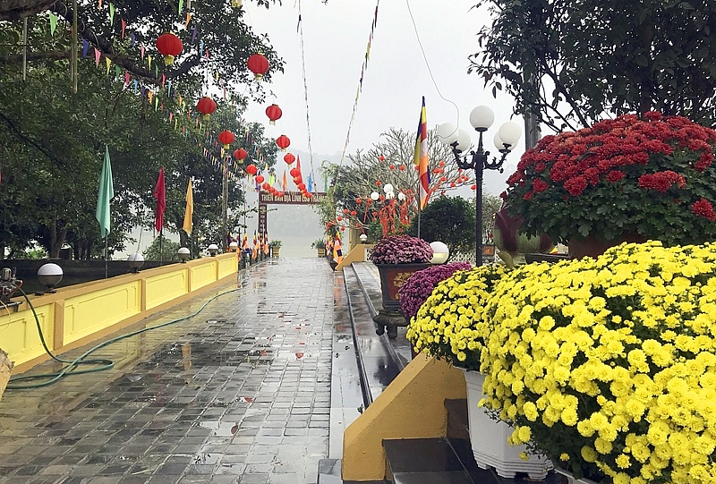 Diện mạo mới của ngôi chùa cổ bên dòng Mã giang