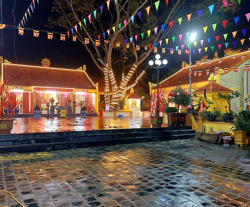 Diện mạo mới của ngôi chùa cổ bên dòng Mã giang