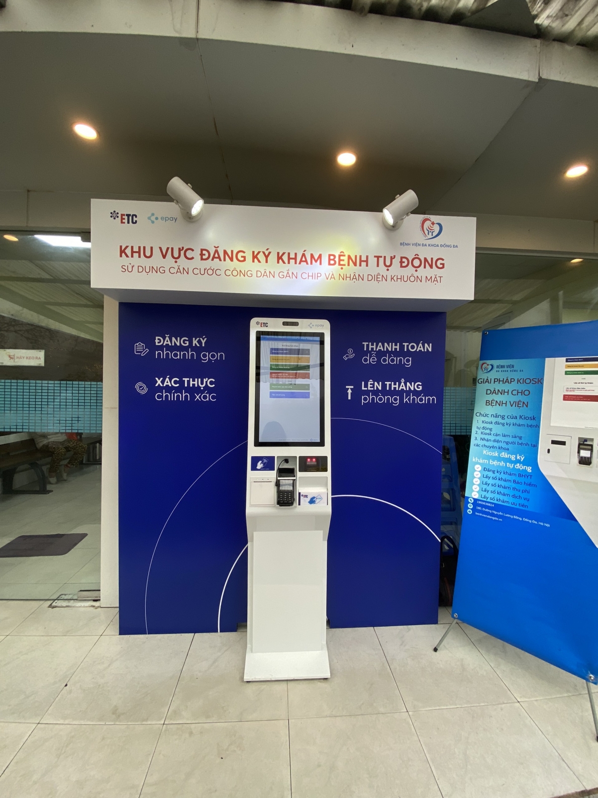 Triển khai mô hình “Khám chữa bệnh sử dụng sinh trắc học, KIOSK tự phục vụ”