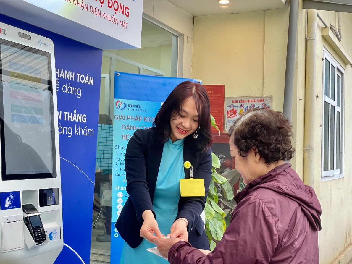 Triển khai mô hình “Khám chữa bệnh sử dụng sinh trắc học, KIOSK tự phục vụ”