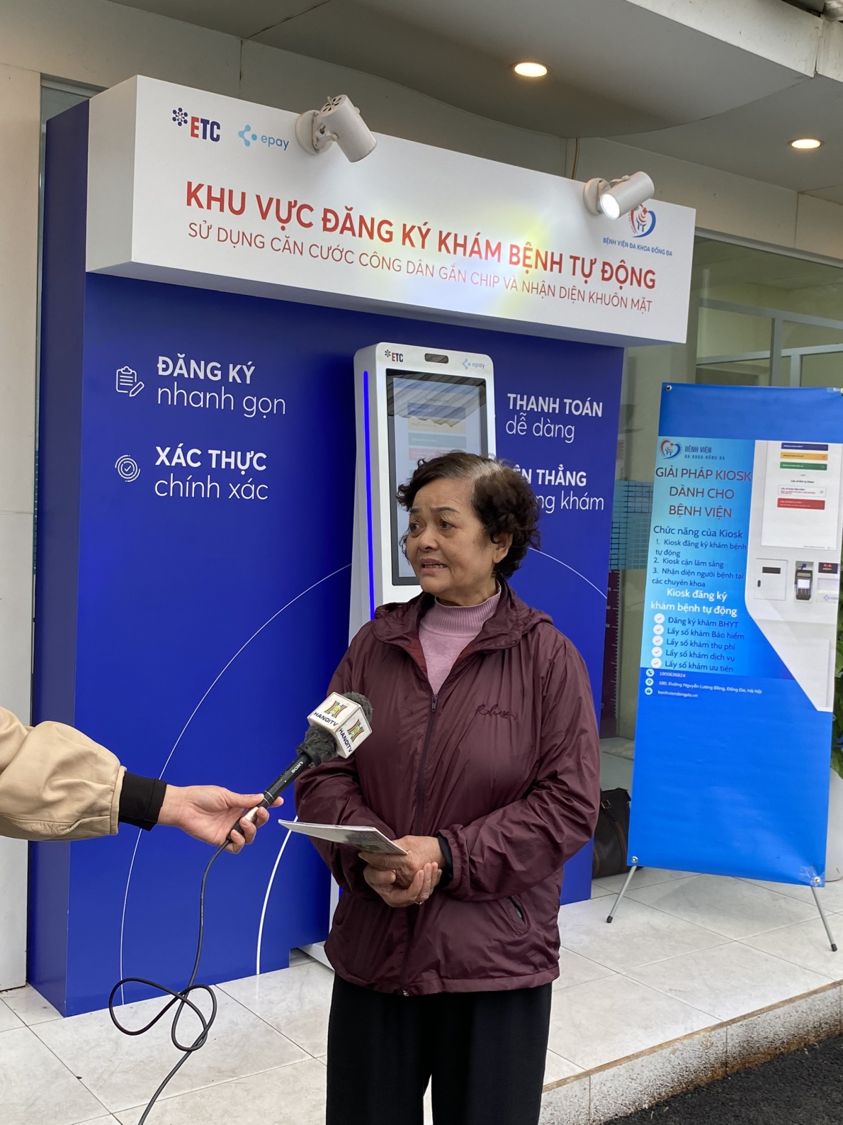 Triển khai mô hình “Khám chữa bệnh sử dụng sinh trắc học, KIOSK tự phục vụ”