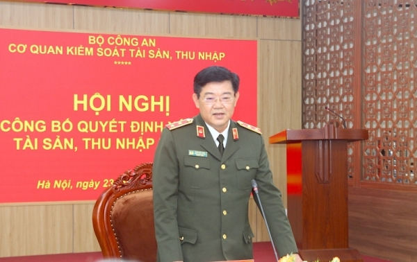 Danh sách trưởng phòng các đơn vị trực thuộc Bộ Công an sẽ xác minh tài sản, thu nhập