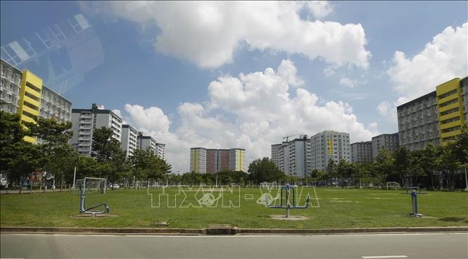 Một góc khu B, ký túc xá Đại học Quốc gia TP Hồ Chí Minh. Ảnh minh họa: Thanh Vũ/TTXVN