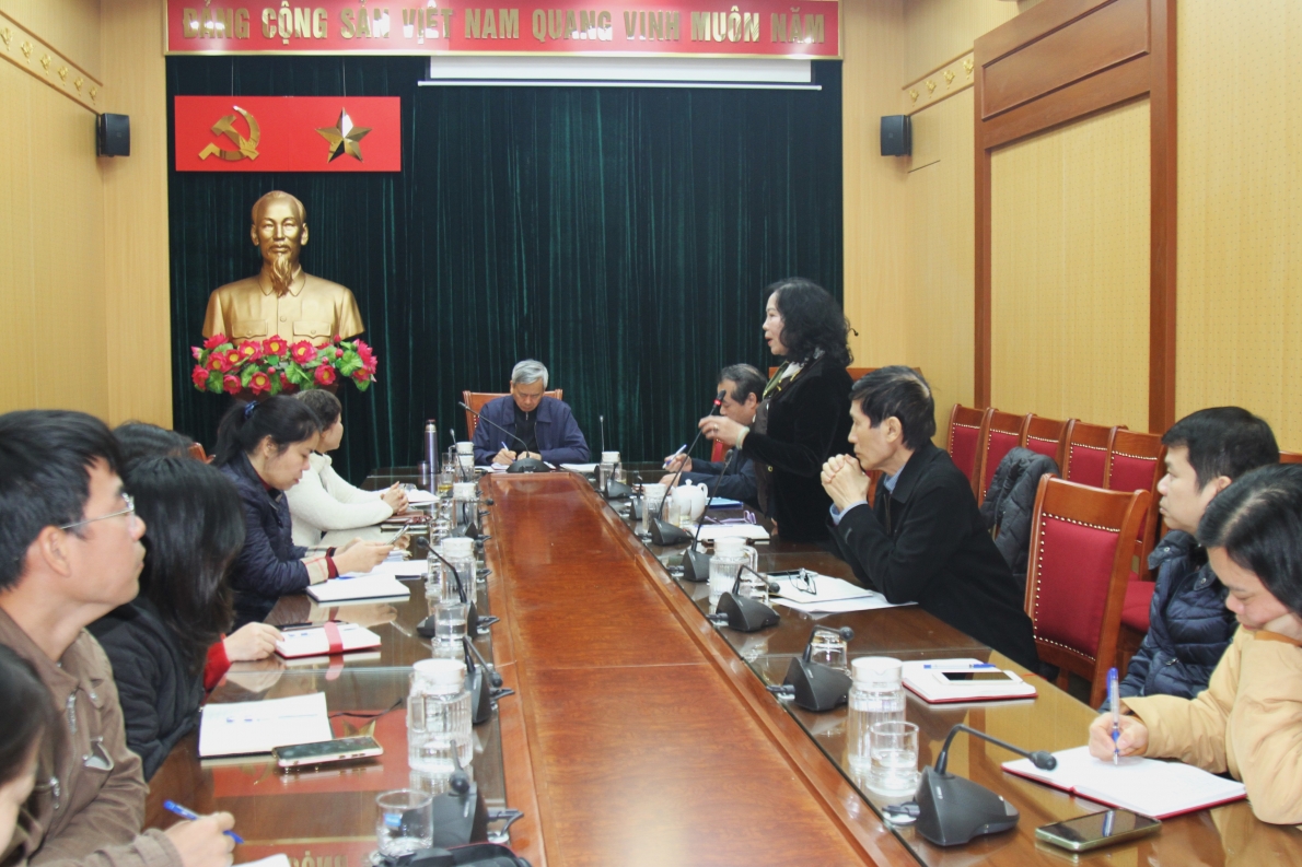 Giám đốc Trung tâm Văn hóa NCT Việt Nam Nguyễn Thị Kim Liên phát biểu