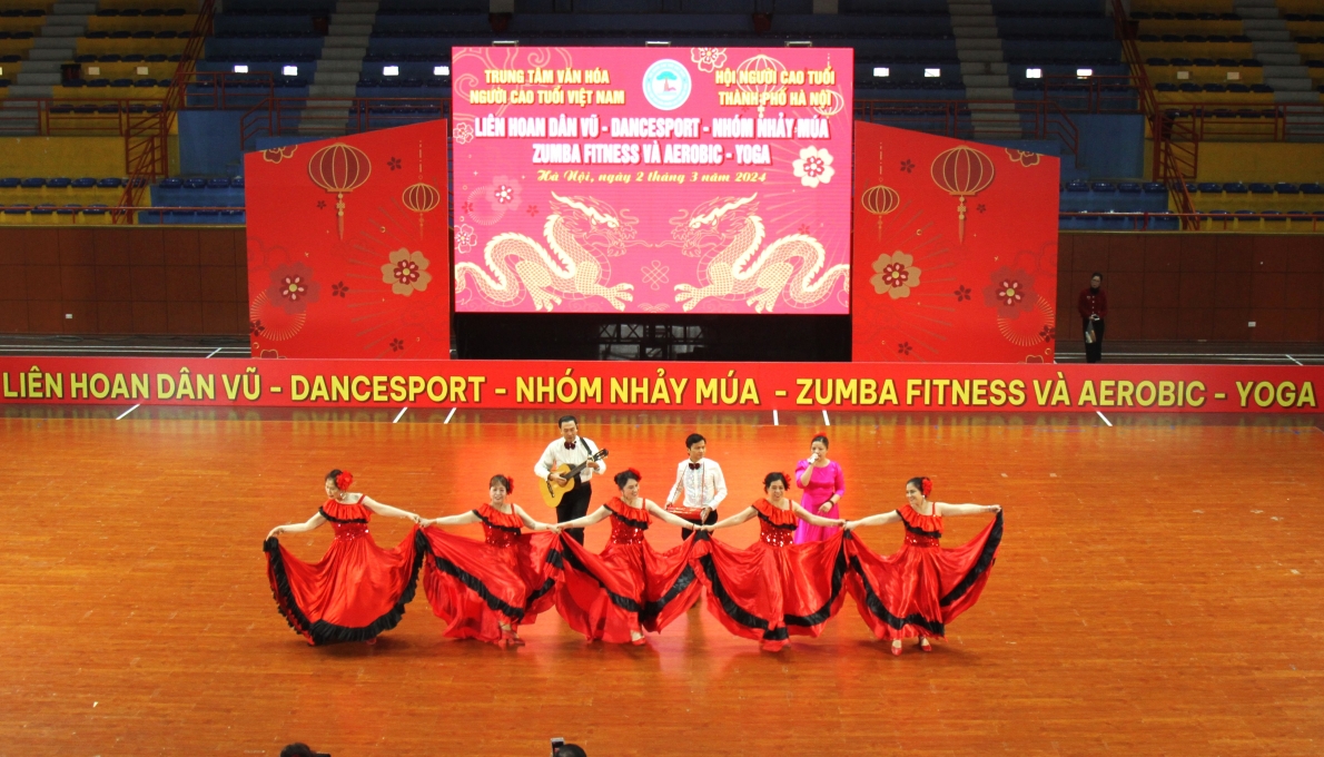 Một tiết mục tại Liên hoan