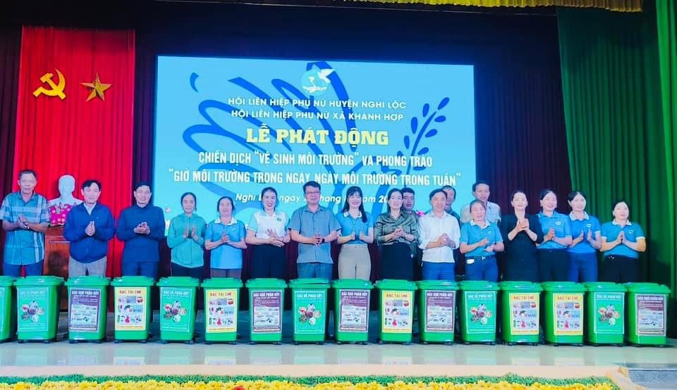 Nghệ An: Phụ nữ huyện Nghi Lộc nói không với rác thải nhựa