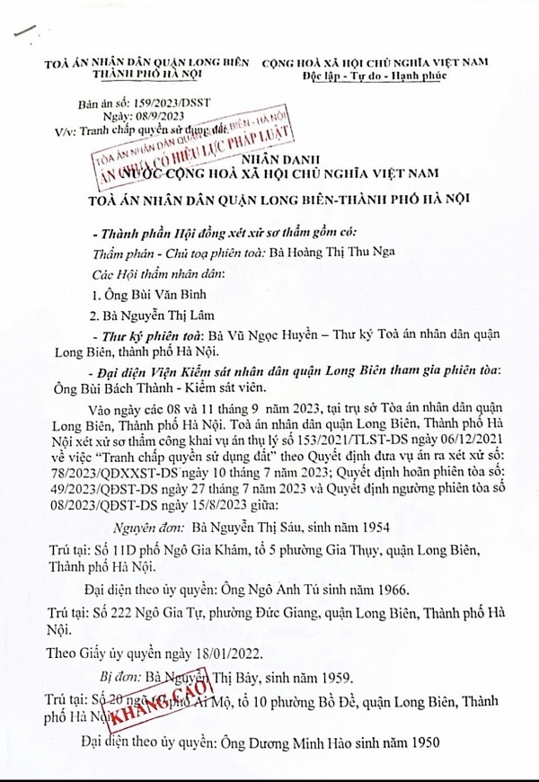 Đề nghị TAND Cấp cao xem xét khách quan, đúng pháp luật những kiến nghị của người cao tuổi