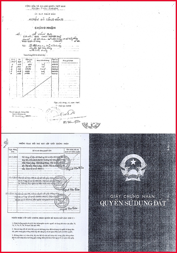 Người cao tuổi đề nghị xác minh làm rõ Sổ đỏ có dấu hiệu khuất tất