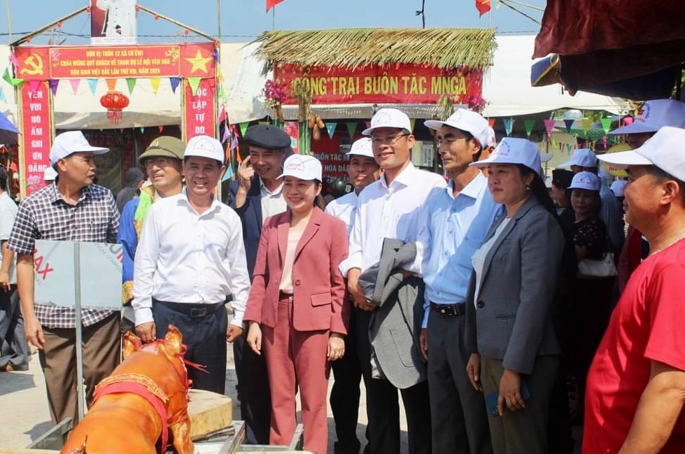 NCT huyện Cư Kuin, tỉnh Đắk Lắk tham gia Lễ hội văn hóa Việt Bắc nhân dịp đầu Xuân Giáp Thìn 2024