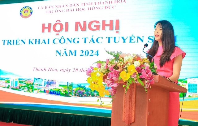Trường Đại học Hồng Đức (Thanh Hóa): Triển khai công tác tuyển sinh năm 2024