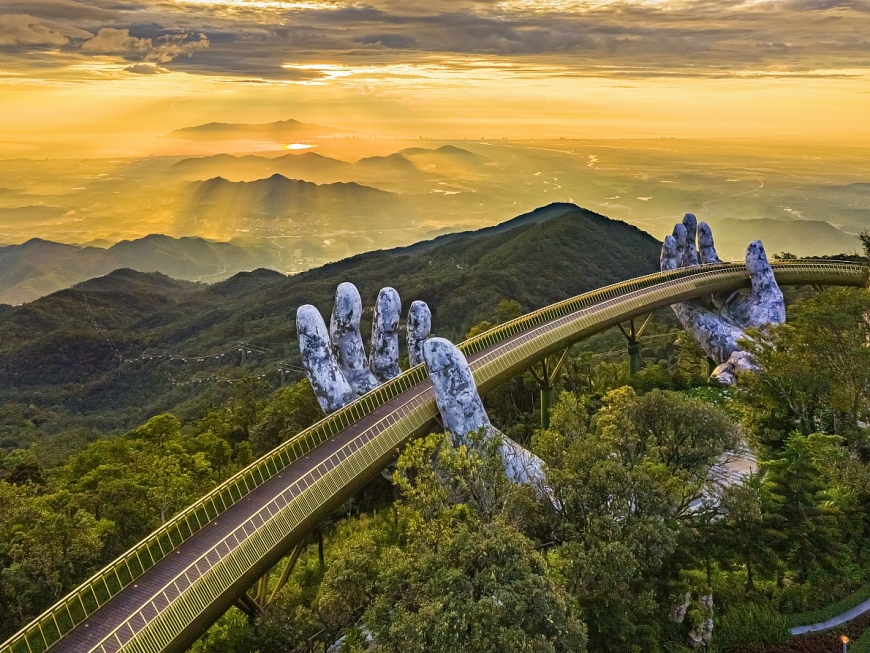 Cầu Vàng (Ảnh: Sun Group)