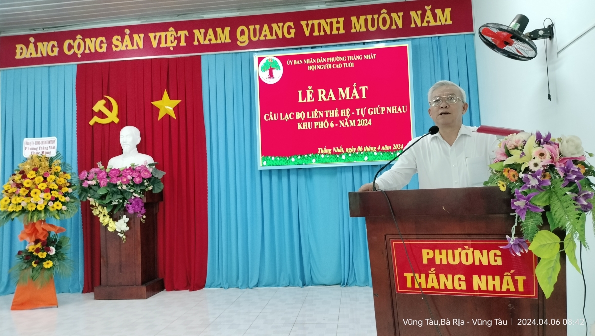 TP Vũng Tàu: Ra mắt Câu lạc bộ Liên thế hệ tự giúp nhau