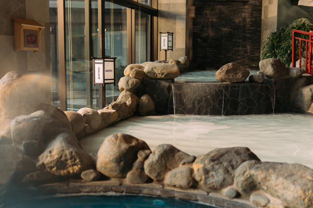 Bể khoáng nóng soda 