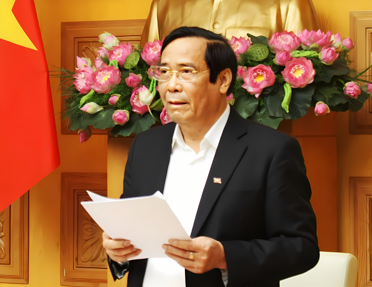 Chủ tịch Nguyễn Thanh Bình phát biểu tại buổi làm việc