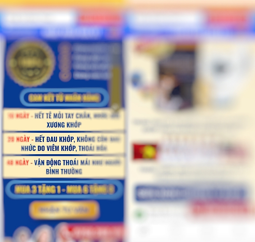 Một sản phẩm dinh dưỡng được quảng cáo nhập khẩu từ Hoa Kỳ