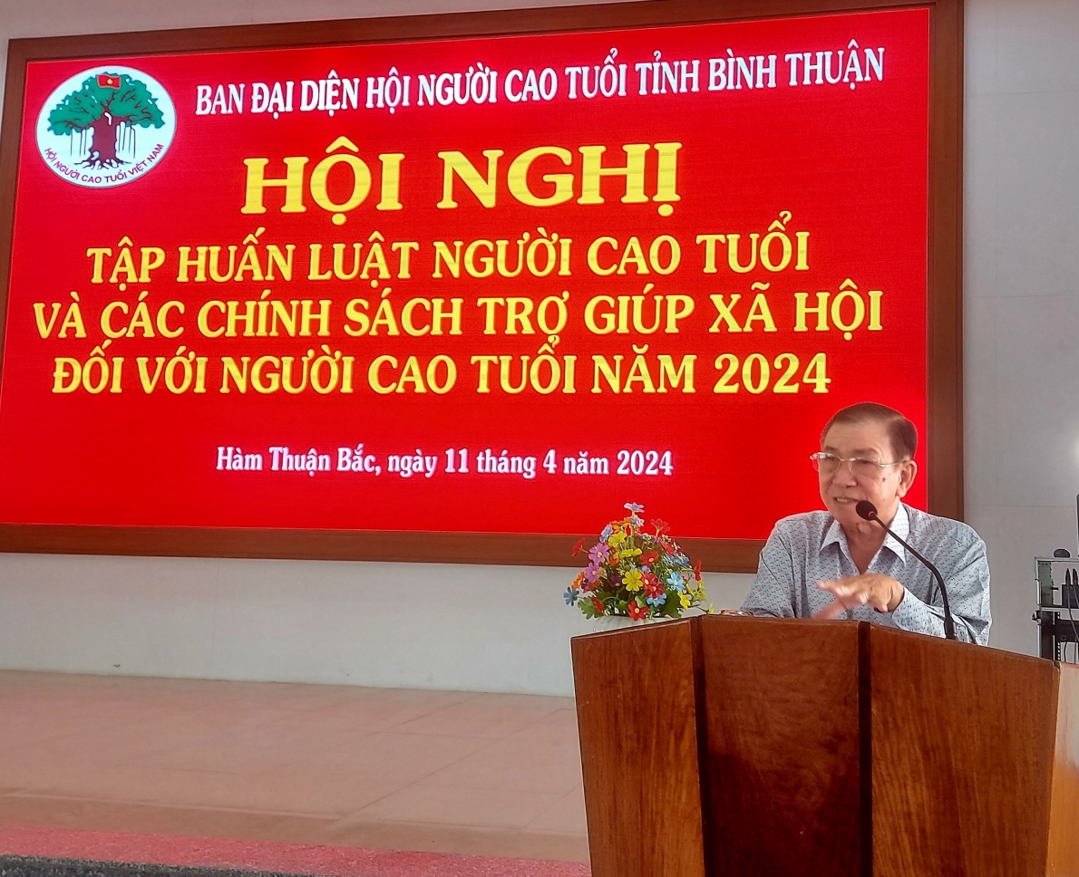 Bình Thuận: Tập huấn Luật NCT và các chính sách trợ giúp xã hội đối với NCT