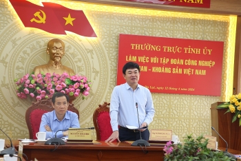 Lãnh đạo Tập đoàn Công nghiệp Than – Khoáng sản Việt Nam làm việc với Tỉnh ủy Lâm Đồng