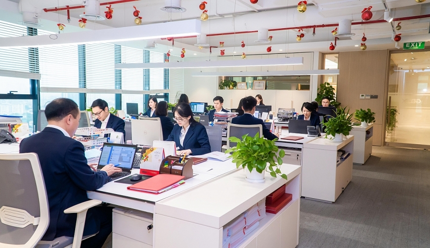 Văn phòng làm việc của Tập đoàn GELEX tại Trụ sở chính – Số 52 Lê Đại Hành, Hai Bà Trưng - Hà Nội.