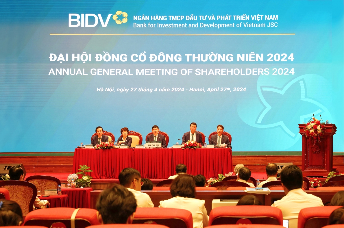BIDV tổ chức Đại hội đồng cổ đông thường niên năm 2024 BIDV tổ chức Đại hội đồng cổ đông thường niên năm 2024