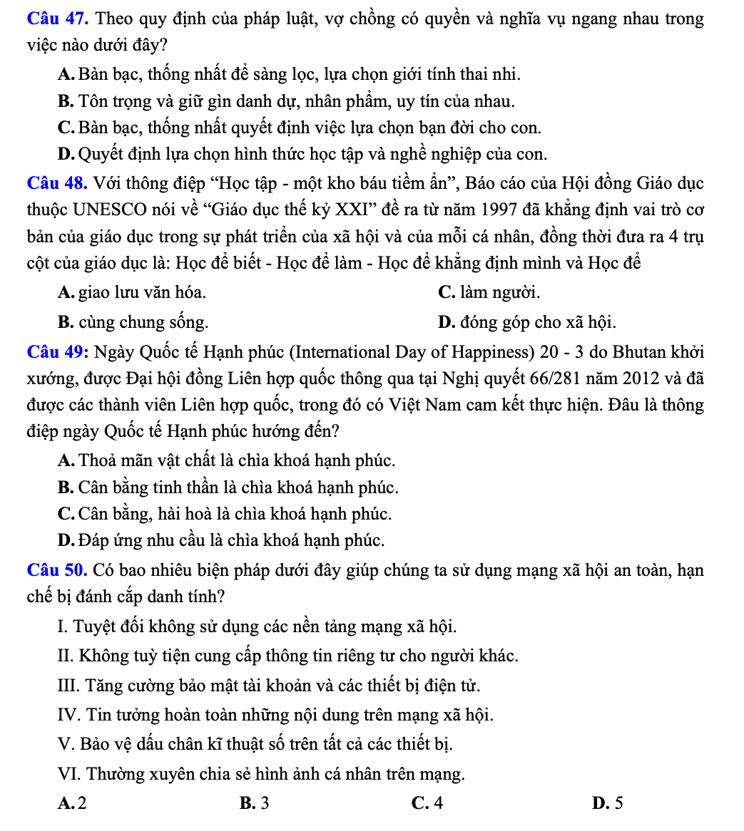 Chi tiết đề thi tham khảo kỳ thi đánh giá của Bộ Công an năm 2024