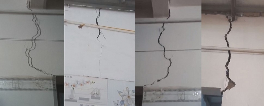 Cần xử lí dứt điểm việc xây dựng  gây lún nứt nhà của người cao tuổi