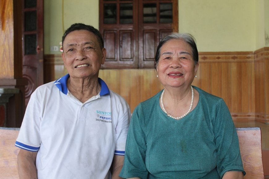 Vợ chồng bà Lê Thị Hảo.