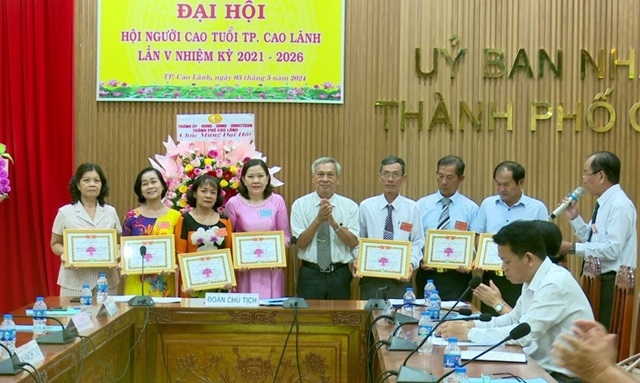 Các cấp Hội NCT trên địa bàn tỉnh Đồng Tháp tiến hành Đại hội