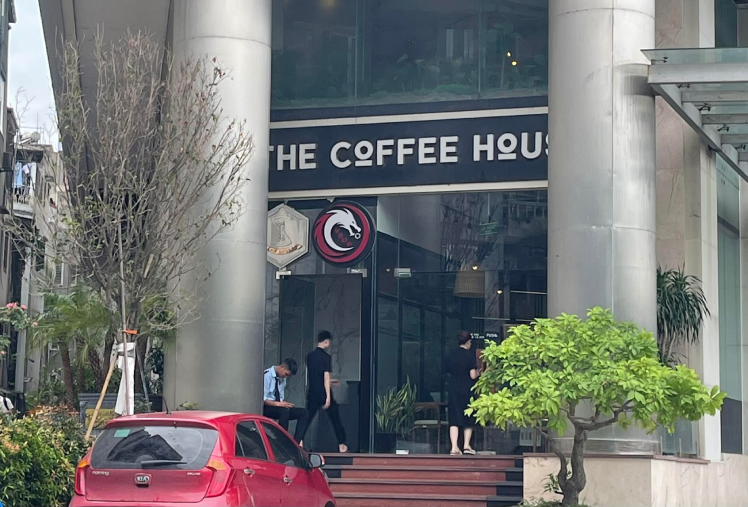 Quán cà phê The Coffee House - nơi xảy ra vụ việc. Ảnh: 