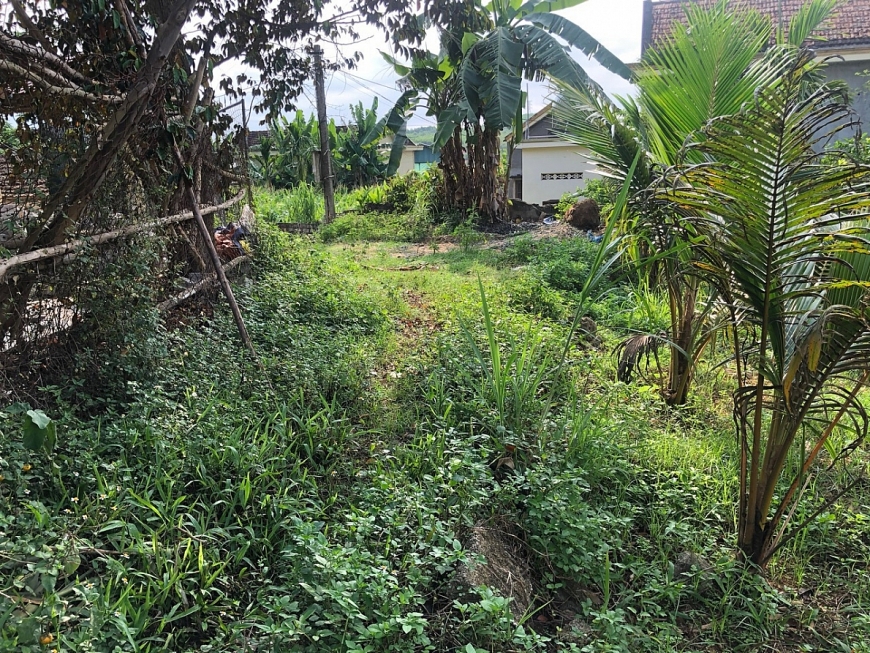 “Hiện trạng tường bao nhà cụ Tuận, năm 2021 bị chính quyền cưỡng chế, đập bỏ trái quy định theo QĐ 36”.