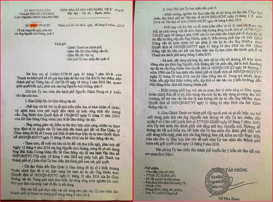 TP Thủ Đức, TP Hồ Chí Minh:  Cần một cuộc Thanh tra toàn diện công trình cầu Ông Nhiêu!