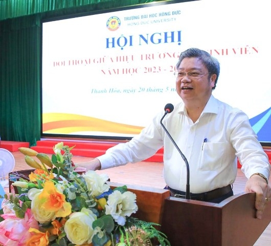 Hội nghị đối thoại giữa Hiệu trưởng Nhà trường với người học năm học 2023 – 2024