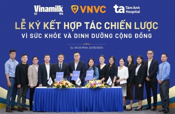 Vinamilk hợp tác chiến lược cùng VNVC, Bệnh viện Đa khoa Tâm Anh để tăng cường chăm sóc sức khỏe cộng đồng
