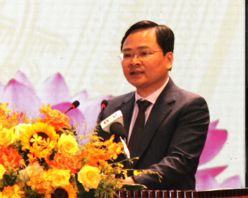 Bí thư Tỉnh ủy Bắc Ninh Nguyễn Anh Tuấn phát biểu