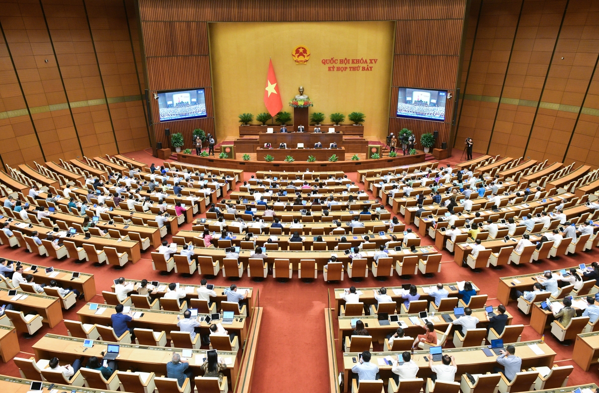 Quốc hội thảo luận về một số nội dung còn ý kiến khác nhau của dự thảo Luật Tổ chức Tòa án nhân dân 