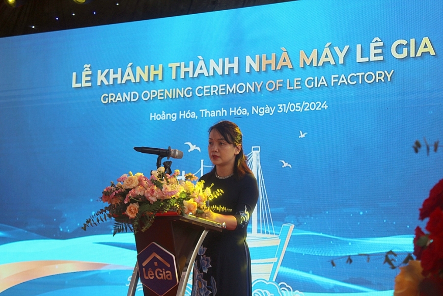 Lê Gia khánh thành nhà máy sản xuất thực phẩm đóng hộp từ thủy sản